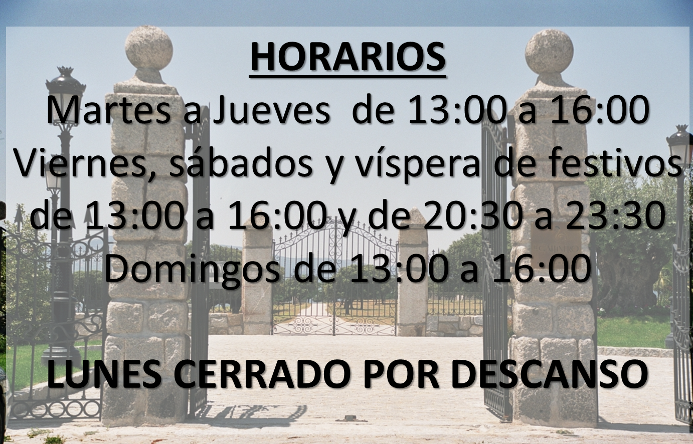 HORARIOS